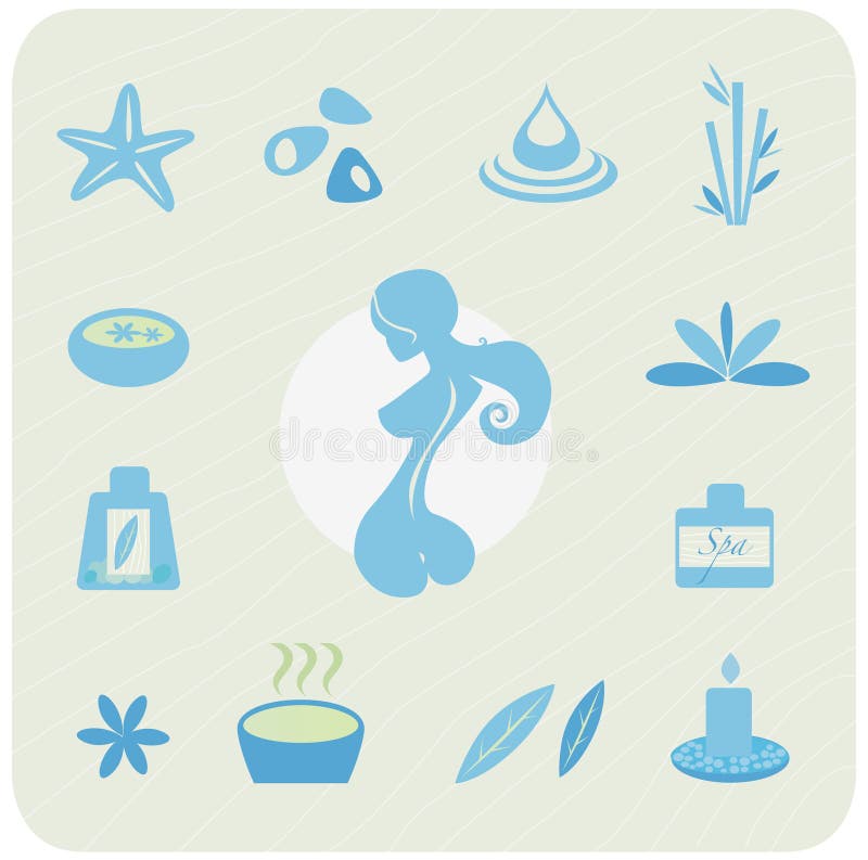 Wellness and relaxation icons. Tea, tea leafs, aromatherapy and candle bring pure harmony into life. Vector illustration in natural tones. Wellness and relaxation icons. Tea, tea leafs, aromatherapy and candle bring pure harmony into life. Vector illustration in natural tones.