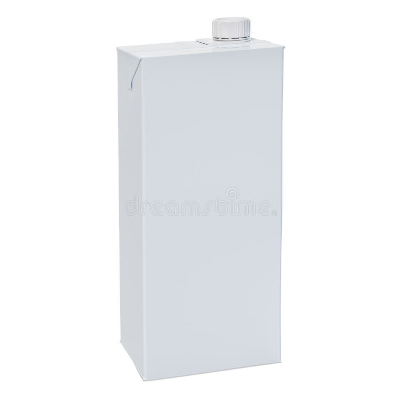 Paquet de lait ou de jus, boîte vide de récipient d'emballage de carton avec le pl illustration libre de droits Paquet de lait ou de jus, boîte vide de récipient d'emballage de carton avec le pl illustration libre de droits