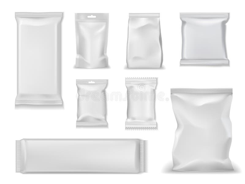 Paquetes del bolso de la hoja, paquete doy de la bolsa blanca de la bolsita libre illustration Paquetes del bolso de la hoja, paquete doy de la bolsa blanca de la bolsita libre illustration
