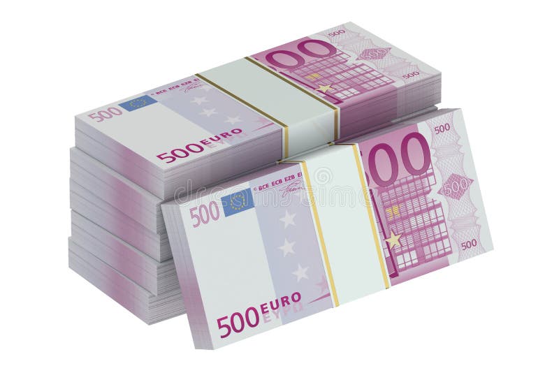 Paquets d'euro illustration de vecteur Paquets d'euro illustration de vecteur