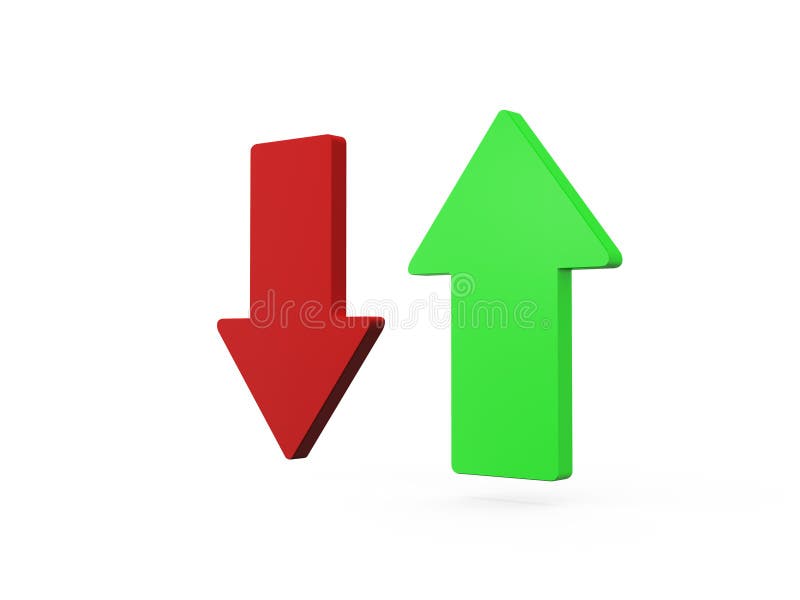 Para Cima E Para Baixo Setas Ilustracao Stock Ilustracao De Setas Baixo 31773671
