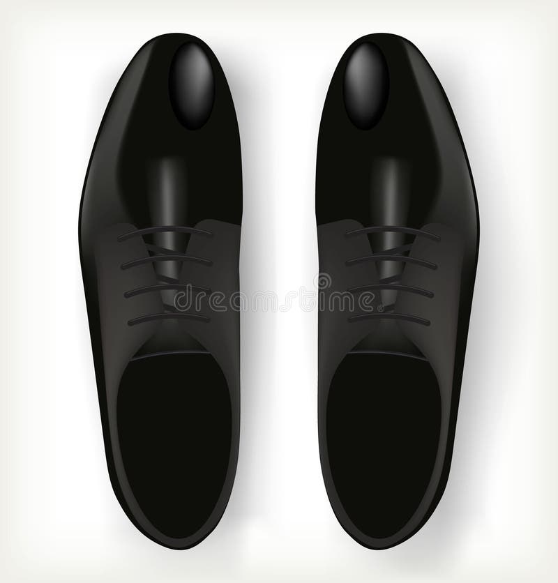 Para mężczyzna buty w klasyka stylu royalty ilustracja