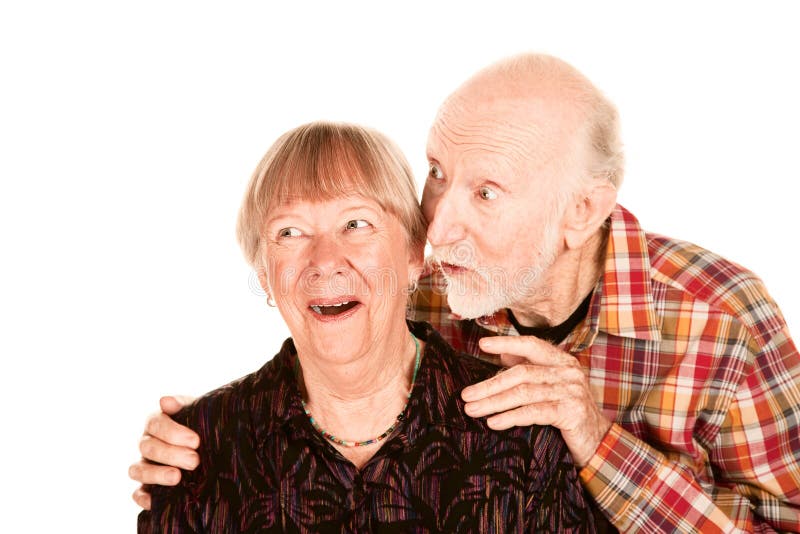 para senior szczęśliwy lewy przyglądający fotografia stock para senior szczęśliwy lewy przyglądający fotografia stock