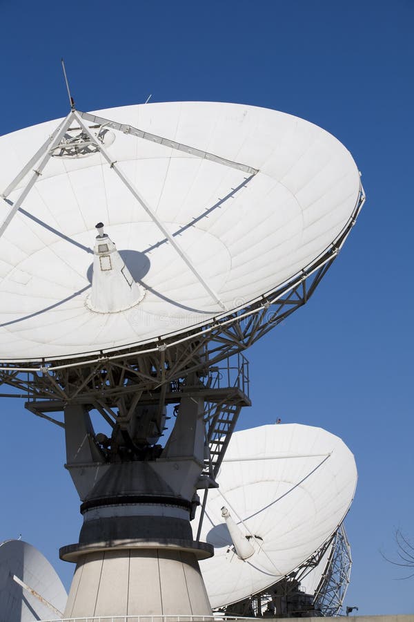 Parabolic antenna royalty free stock photo
