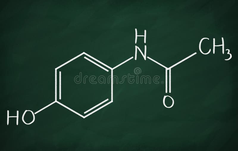 Paracetamol stock illustration. Illustration of chemical 52393190