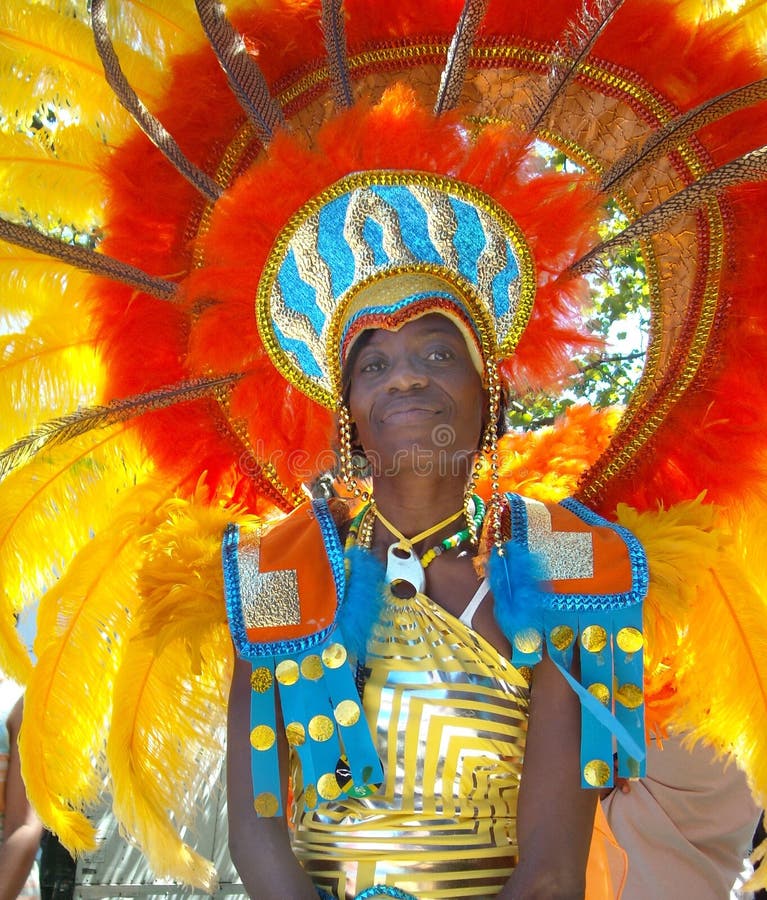 Parada do carnaval das Índias Ocidentais foto de stock Parada do carnaval das Índias Ocidentais foto de stock