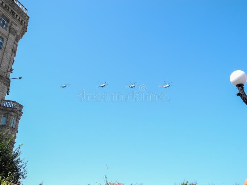 Parada militarny narzędzia w Kijów w Ukraina 2018 obrazy royalty free Parada militarny narzędzia w Kijów w Ukraina 2018 obrazy royalty free