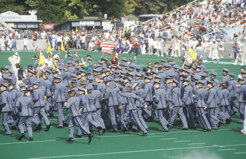 Parade of Cadets during College Football West Point, NY