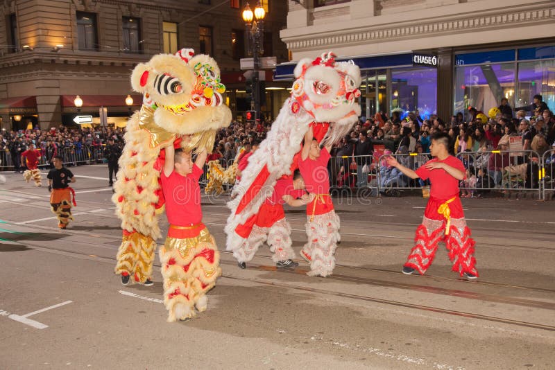 Parade des Chinesischen Neujahrsfests in Chinatown