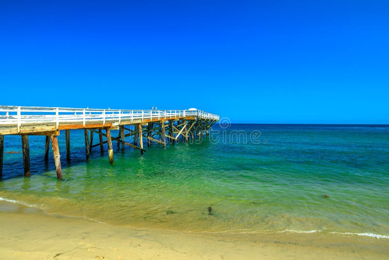 Paradise Cove Pier Malibu royalty free stock photo Paradise Cove Pier Malibu royalty free stock photo