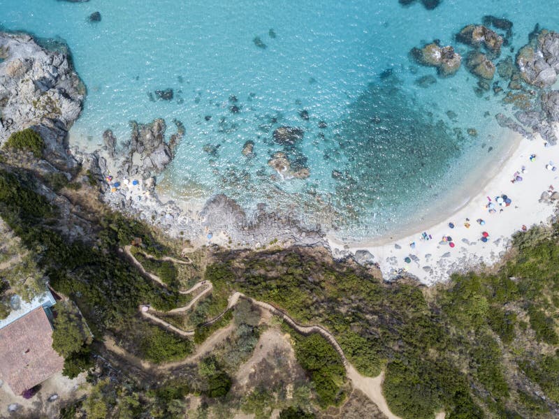 Paradise of the Sub, Beach with Promontory Overlooking the Sea ...