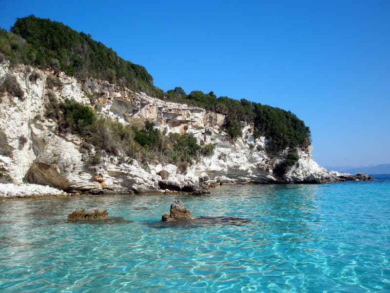Paradiso - Anti-Paxos, Grecia fotografia stock Paradiso - Anti-Paxos, Grecia fotografia stock