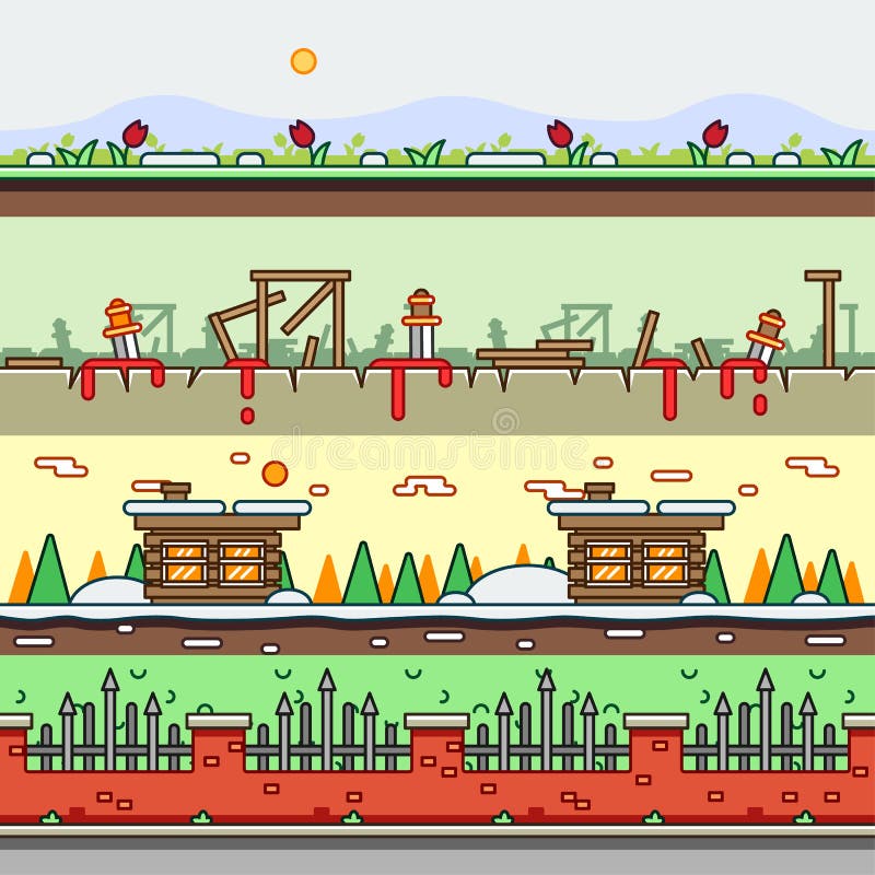 Spring Line Art Games Stock Illustrations 156 Spring Line Art Games