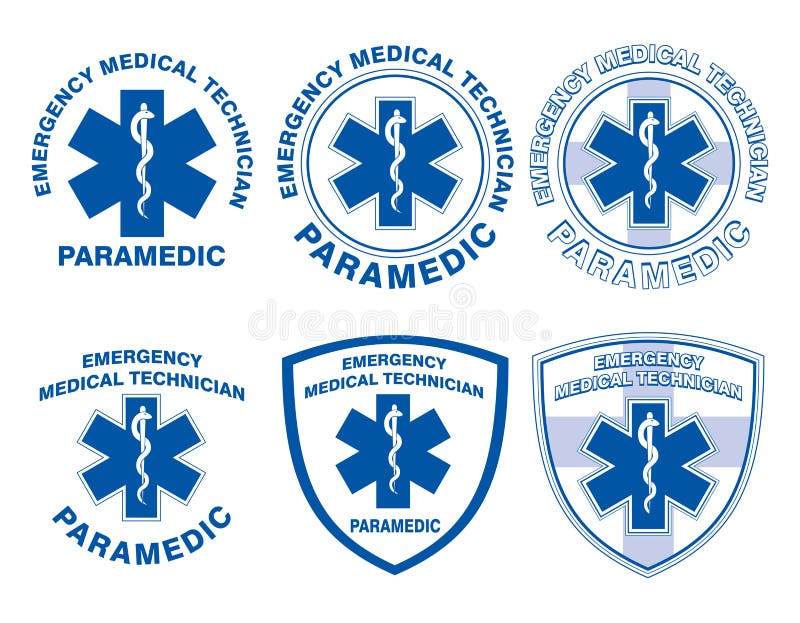 Paramedico Medical Designs di EMT royalty illustrazione gratis Paramedico Medical Designs di EMT royalty illustrazione gratis