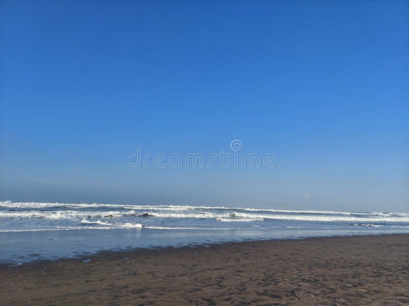 Parangtritis beach in jogjakarta