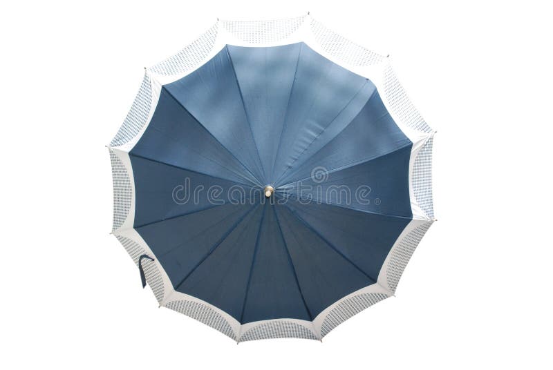 A umbrella isolated in white,. A umbrella isolated in white,