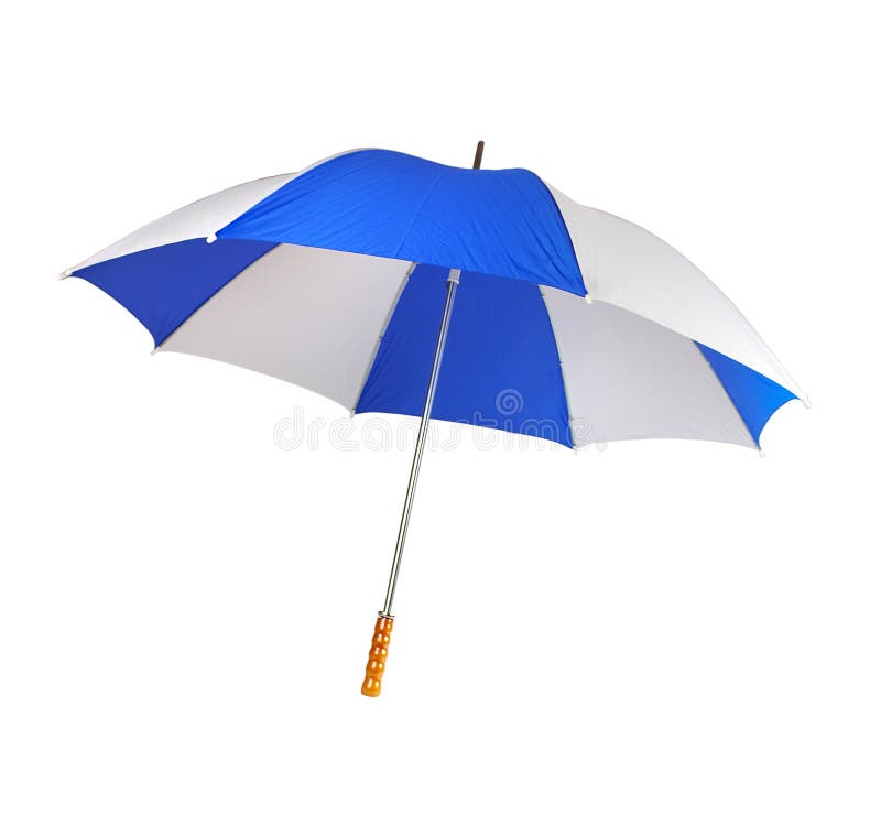 Umbrella from a rain or the sun on a white background. Umbrella from a rain or the sun on a white background