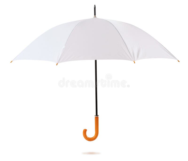 Open umbrella isolated over white background. Open umbrella isolated over white background.