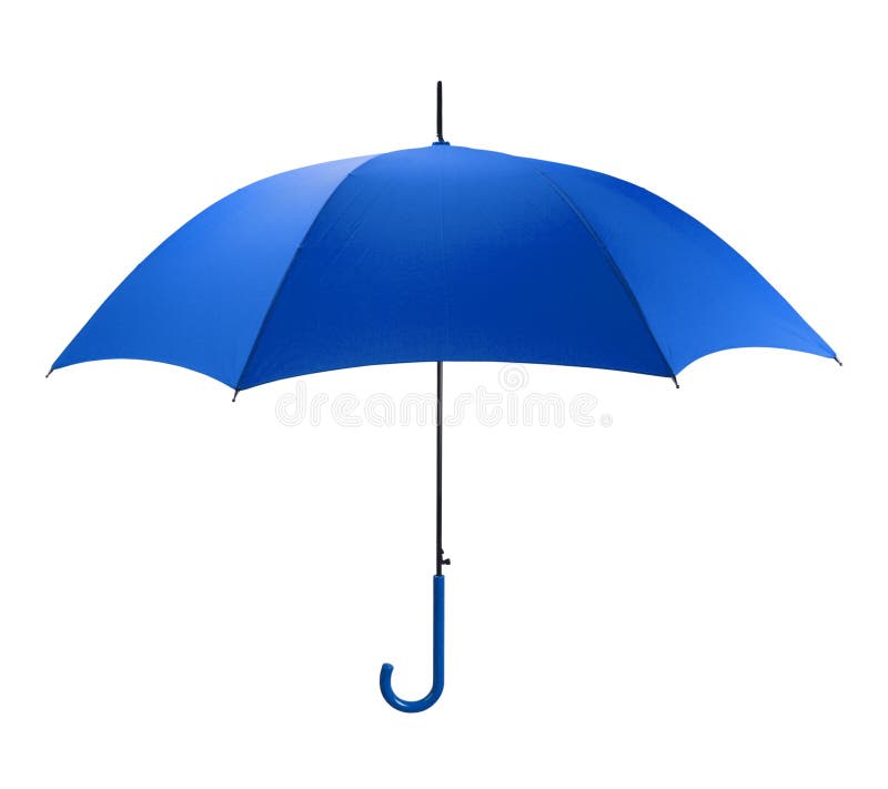 Parapluie bleu image stock