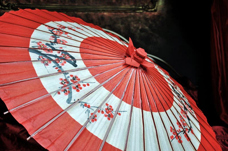 FANSU Parapluie En Papier, Imprimé Bambou Parasol Chinois/Japonais, Parapluie De Danse En Soie De Bambou Pour Photographie Costumes Cosplay, Classique Chinoise (Bambou 1,84cm