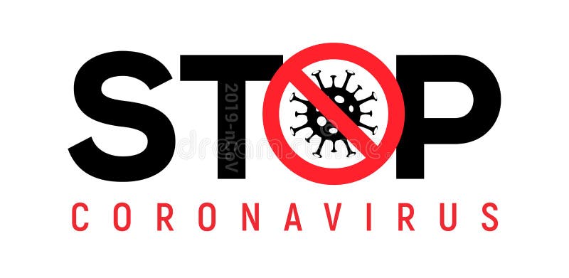 Parar o poster de quarentena vetorial coronavirus covid 19. aviso de ilustração da prevenção do vírus da coroa pandêmica.