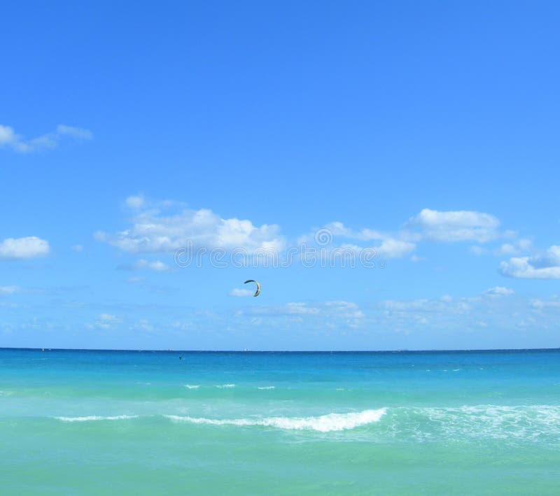 Parasailing in the Caribbeans