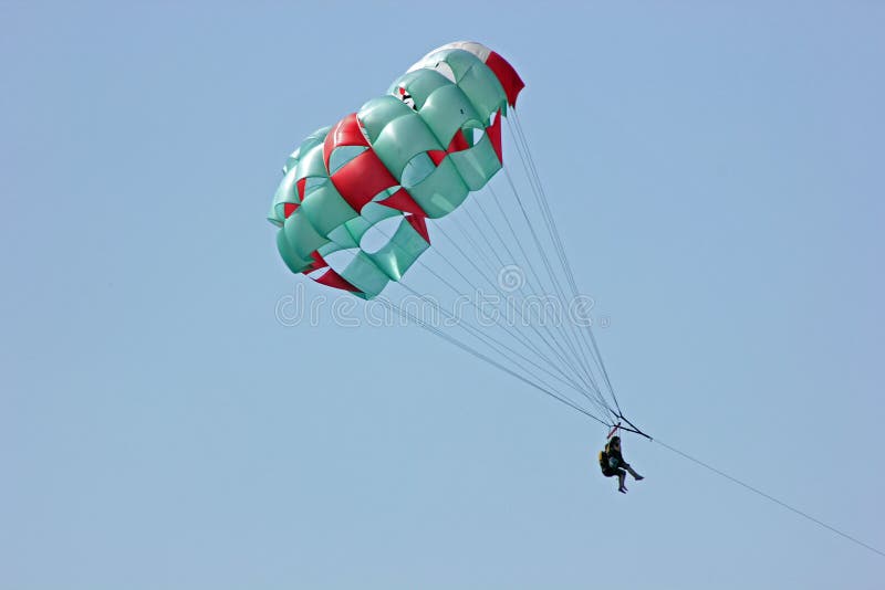 Parasailing w playa del carmen, Quintana Roo, México obrazy stock Parasailing w playa del carmen, Quintana Roo, México obrazy stock
