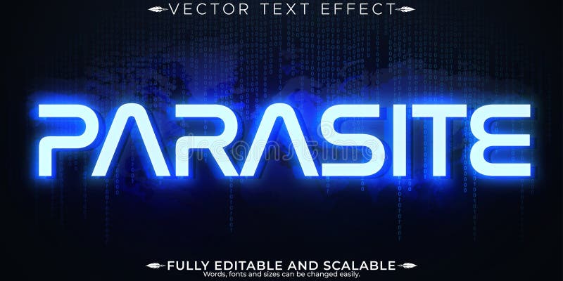 Parasit Text Effekt bearbeitbaren Virus und Angriff Text Stil. Bearbeitbarer Texteffekt sorgt für Dateien für Adobe Illustrator. Erweitern Sie Ihre Designs mit anpassbarer Typografie. Ihre kreativen Projekte mit unseren vollständig bearbeitbaren Texteffekten unterstützen Dateien, die ausschließlich für Adobe Illustrator entwickelt wurden. perfekt für Grafikdesigner, Künstler und Illustratoren. Diese hochwertigen Texteffekte ermöglichen es Ihnen, Ihre Arbeit mit einzigartiger und auffälliger Typografie mühelos zu gestalten
