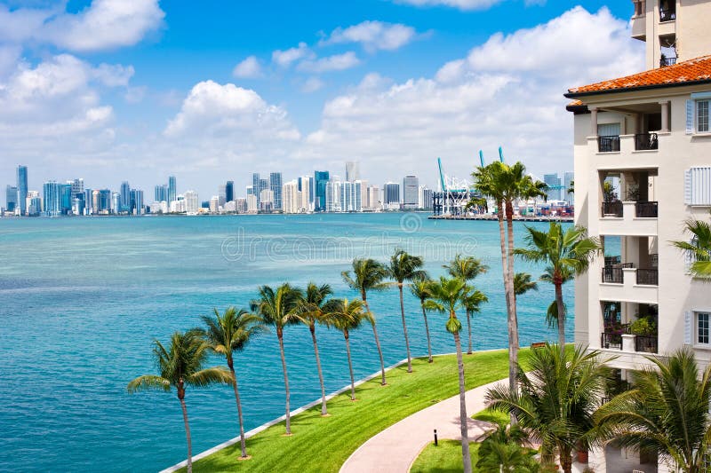 Paraíso tropical de Miami imagens de stock Paraíso tropical de Miami imagens de stock