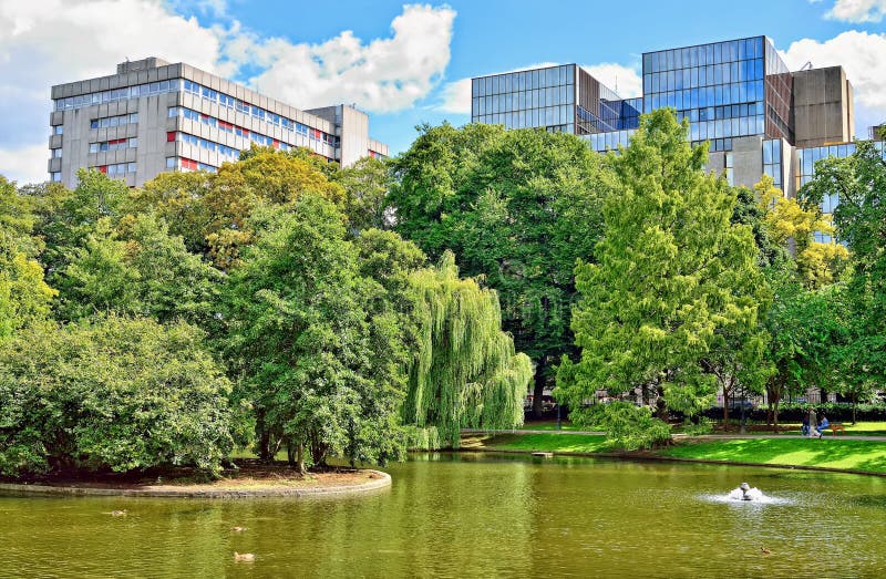 Parc Leopold in Brussels, Belgium Stock Photo Image of landscaped, environment 48970422