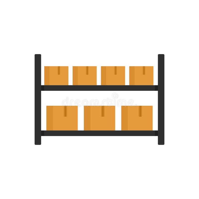 Warehouse Racks Clip Art
