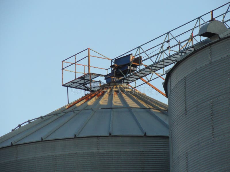 Portions of an abandoned grain elevator in Utah. Portions of an abandoned grain elevator in Utah