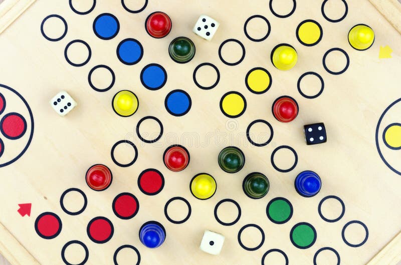 Jeu de société Parcheesi n°4 photo libre de droits