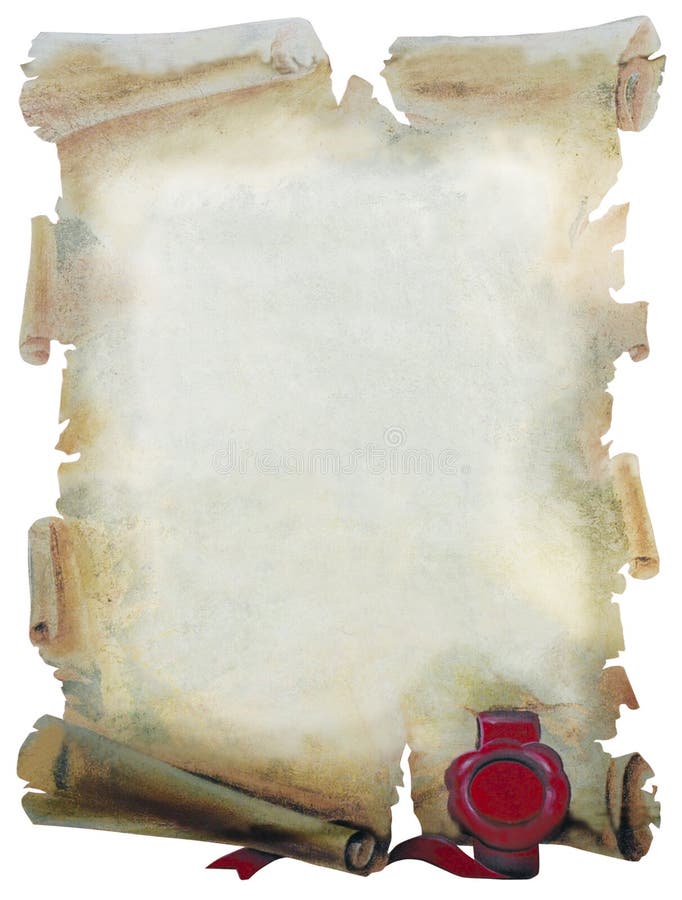 Parchment paper vector illustration Parchment paper vector illustration