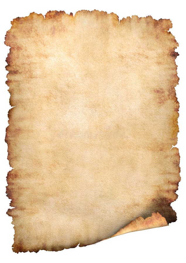 Old Parchment Paper Letter Background Stock Illustration Illustration