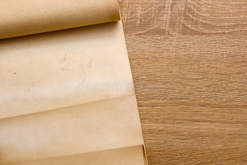 Parchment is rolled into a scroll