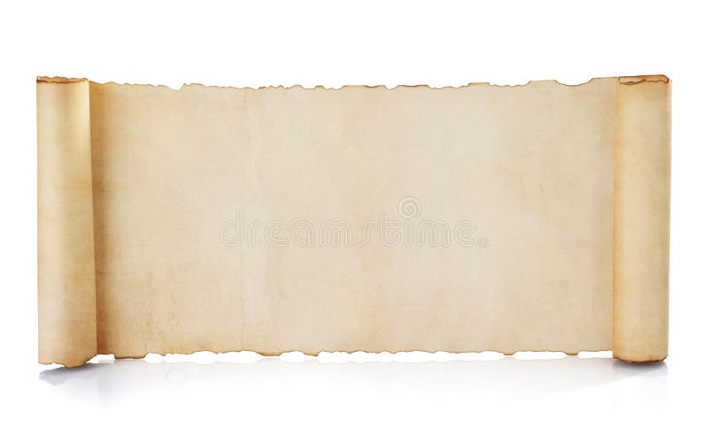 Roll Of Baking Parchment Paper Isolated On White Stock Photo, Picture and  Royalty Free Image. Image 43938815.