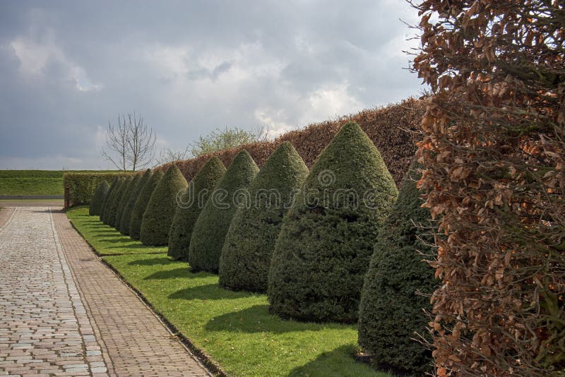 Parco del castello in Muiden, Paesi Bassi immagine stock Parco del castello in Muiden, Paesi Bassi immagine stock