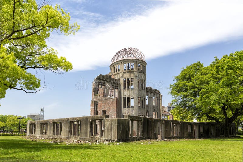 Parco della cupola della bomba atomica di Hiroshima nel Giappone Asia immagine stock Parco della cupola della bomba atomica di Hiroshima nel Giappone Asia immagine stock
