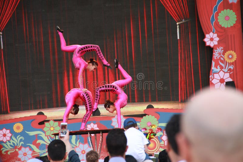 Parco della Dubai della ruota panoramica fotografia stock libera da diritti Parco della Dubai della ruota panoramica fotografia stock libera da diritti