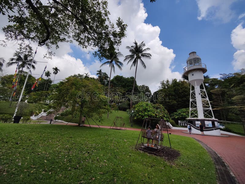 Parco di fort canning singapore fotografia stock libera da diritti
