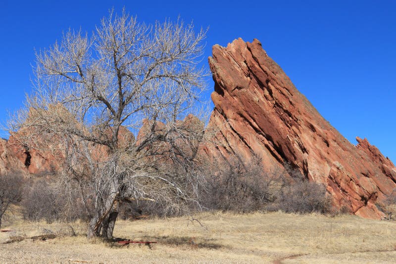 Parco Di Stato Di Roxborough, Colorado Fotografia Stock Immagine di