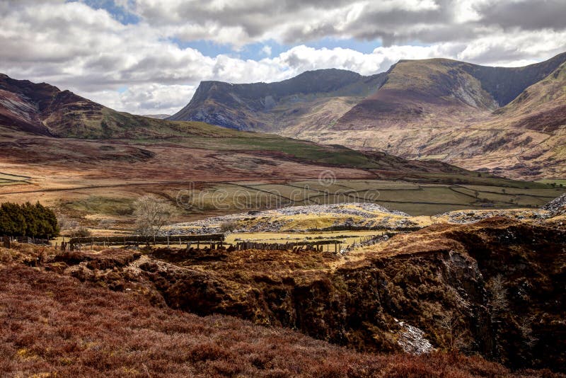 Parco Nazionale Di Snowdonia In Galles Nordico Preso Nel Giugno 2018