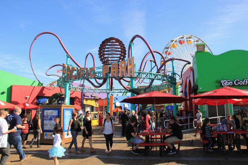 Parco pacifico a Santa Monica immagini stock Parco pacifico a Santa Monica immagini stock