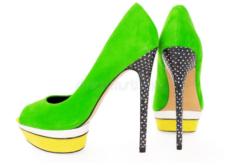 Shoeberry Women's Sophia Green Satin Stone Heeled Shoes Stiletto - Trendyol
