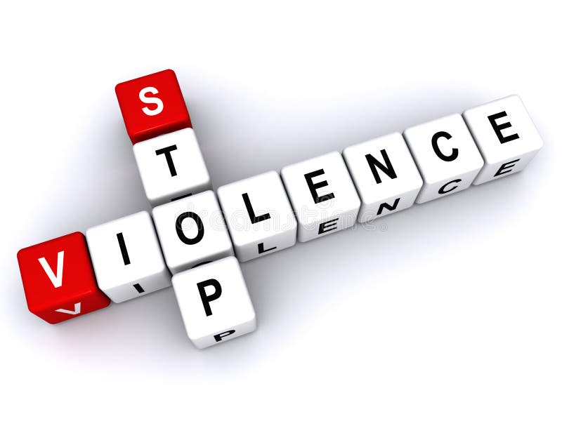 Pare la violencia libre illustration Pare la violencia libre illustration