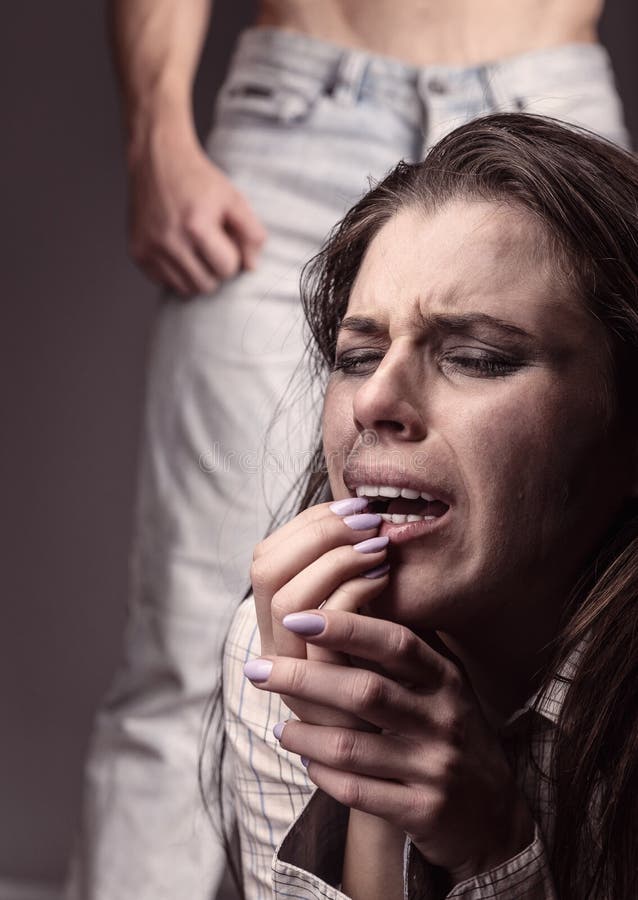 Pare la violencia con las mujeres fotografía de archivo libre de regalías Pare la violencia con las mujeres fotografía de archivo libre de regalías