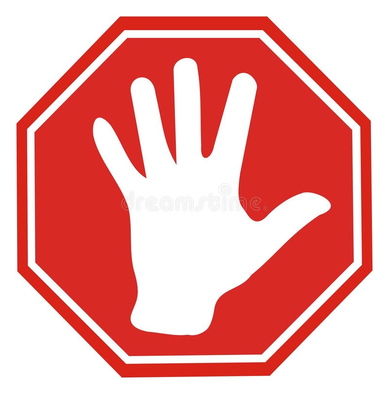 Stop sign - computer generated image. Stop sign - computer generated image