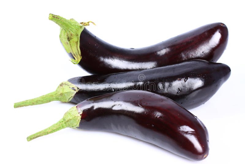 Parecchio solanum melongena maturo fresco delle melanzane immagini stock libere da diritti Parecchio solanum melongena maturo fresco delle melanzane immagini stock libere da diritti