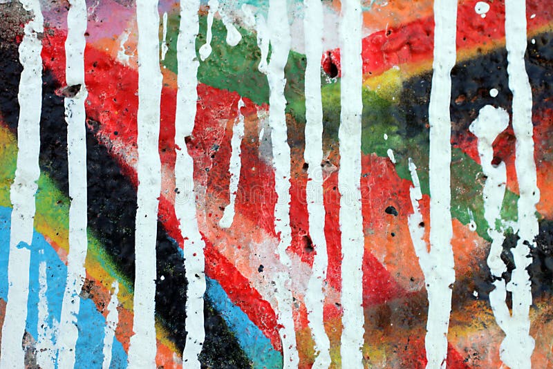 Pared cercana para arriba de textura de la pintada, con colores vibrantes imagen de archivo Pared cercana para arriba de textura de la pintada, con colores vibrantes imagen de archivo
